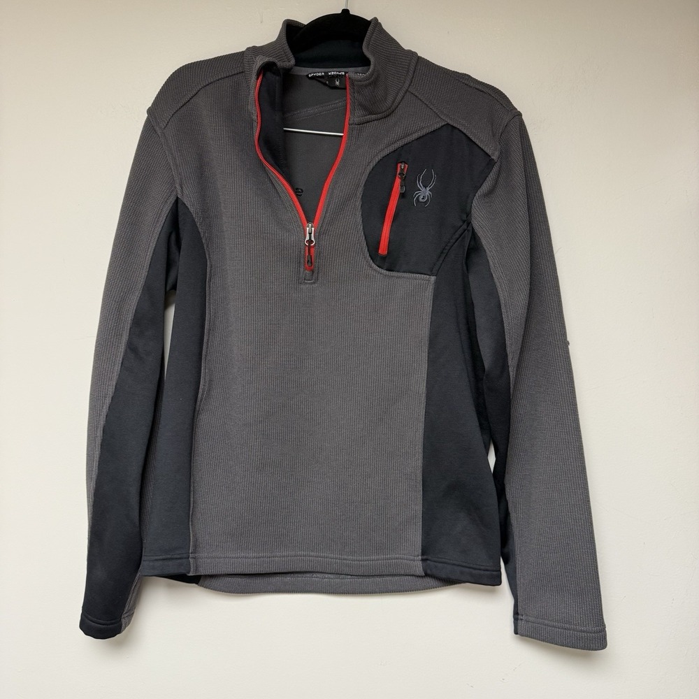 Spyder Men's Black Zip Up Jacket Size M‎